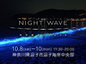 2016年10月8日(土)†10(月・祝)　逗子海岸「NIGHT WAVE　†光の波プロジェクト†」