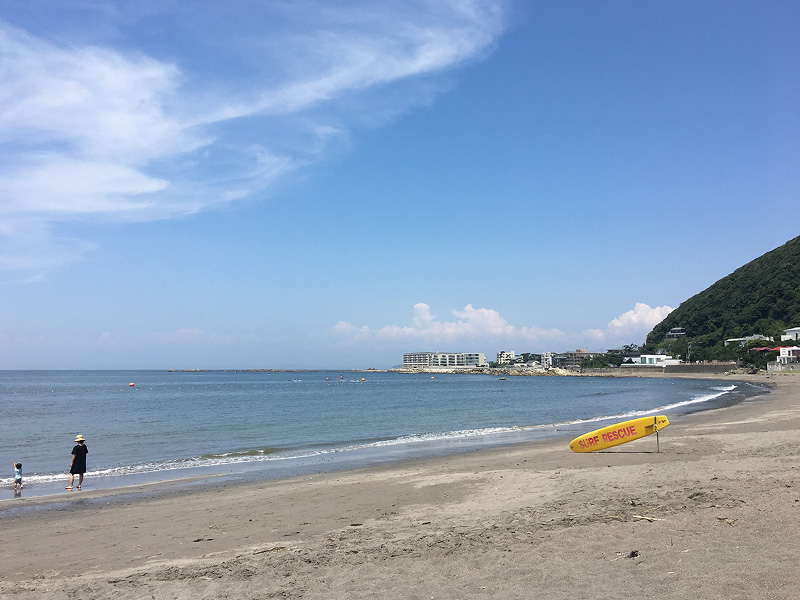 葉山の海水浴場、海開きしました！