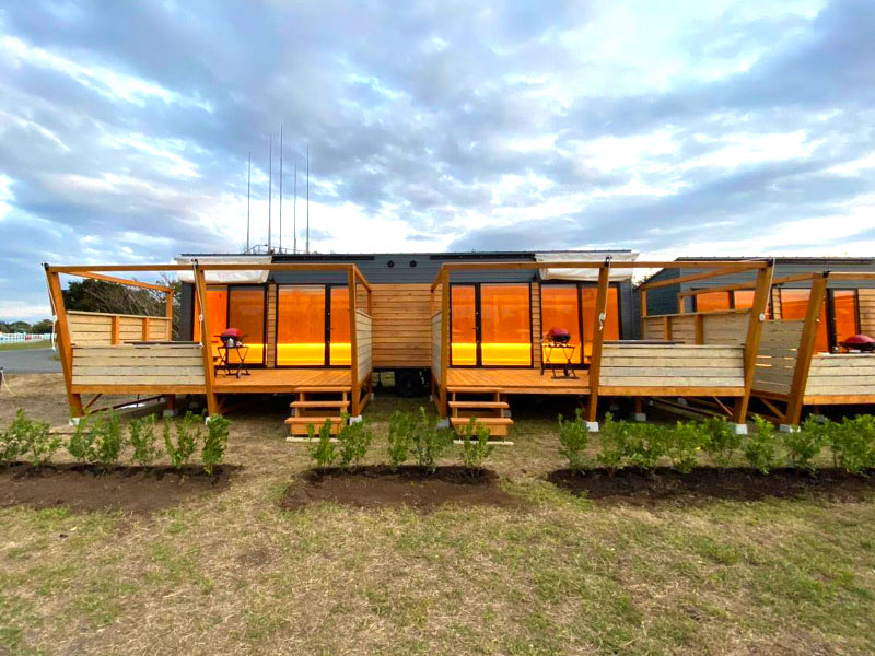 トレーラーハウスを使用した宿泊施設「スタイルキャビン」がソレイユの丘キャンプ場にオープン！