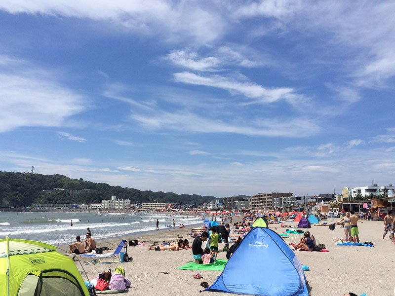 逗子海水浴場行ってきました！