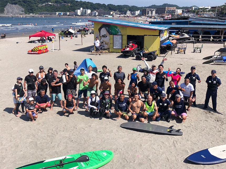 「海難救助訓練」逗子海岸東浜にて<br>2025年7月13日(日)9:00~