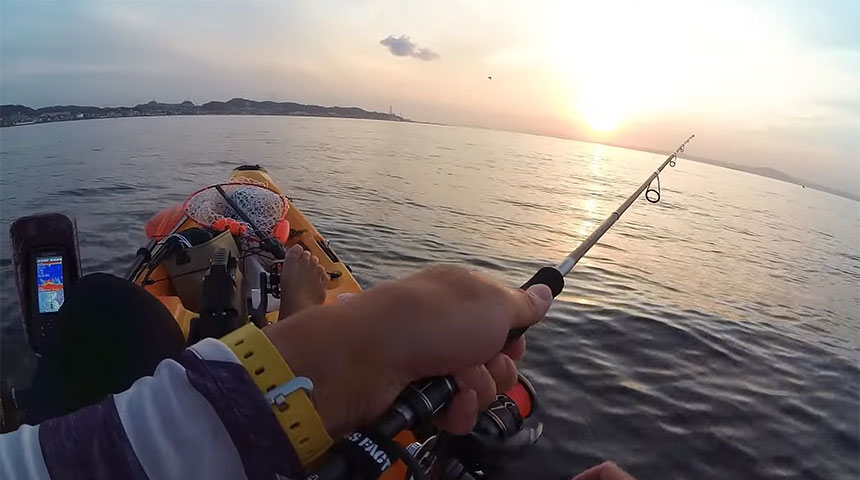 三浦海岸 激熱 朝一限定「水深わずか14mの青物ゲーム」