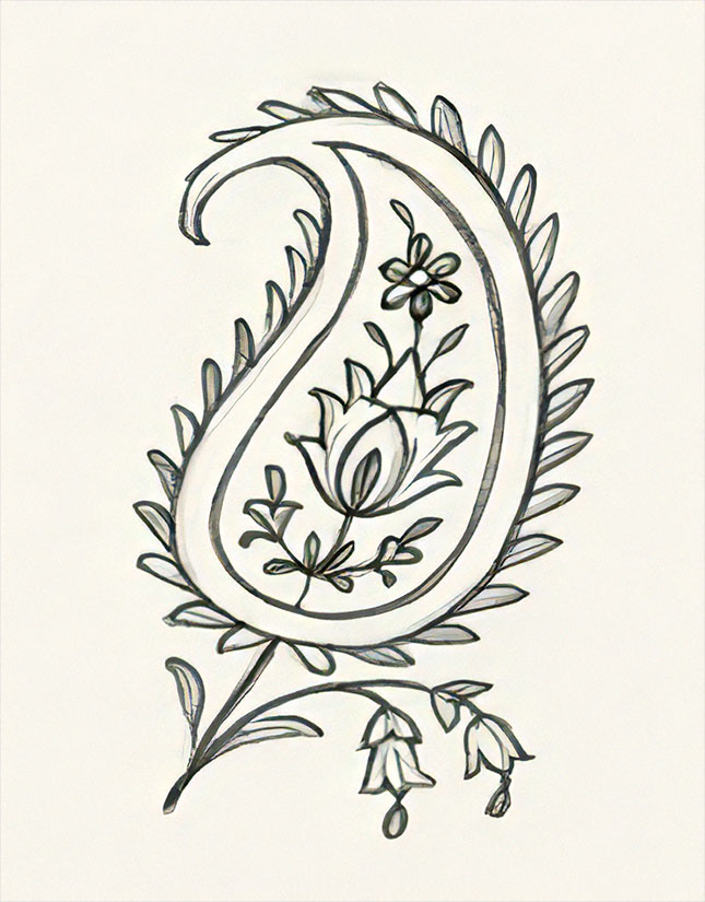 悠久のオリエンタルラグNOTE <br>オリエント紋様が伝える想い ① BOTEH （ボテ）